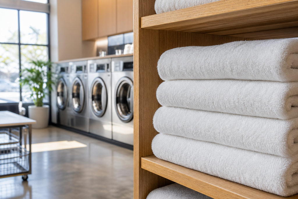 How to get musty smell out of towels with a commercial washer